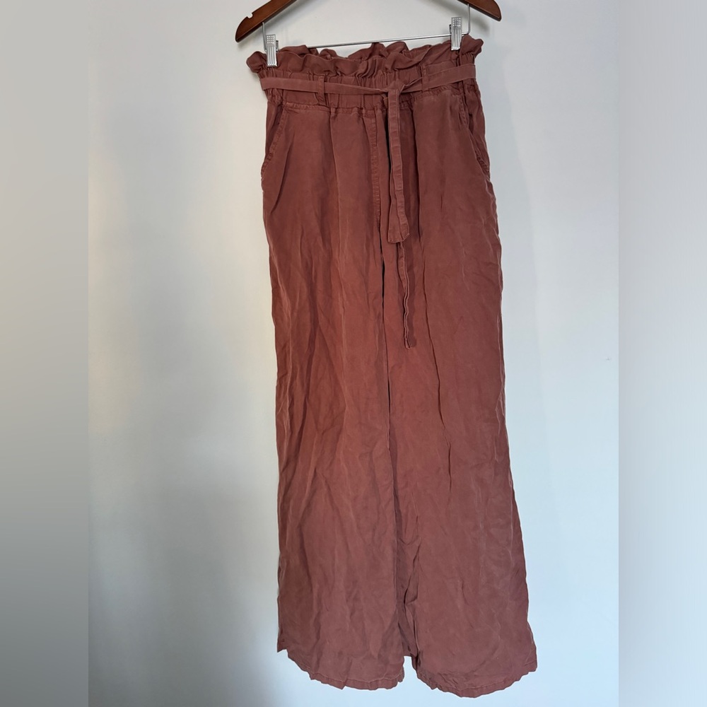 Women’s Tie-Waist Mauve Pants